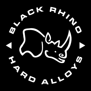 Black Rhino Wheels Logo Vector