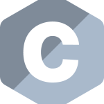 C Programming Language Logo Vector