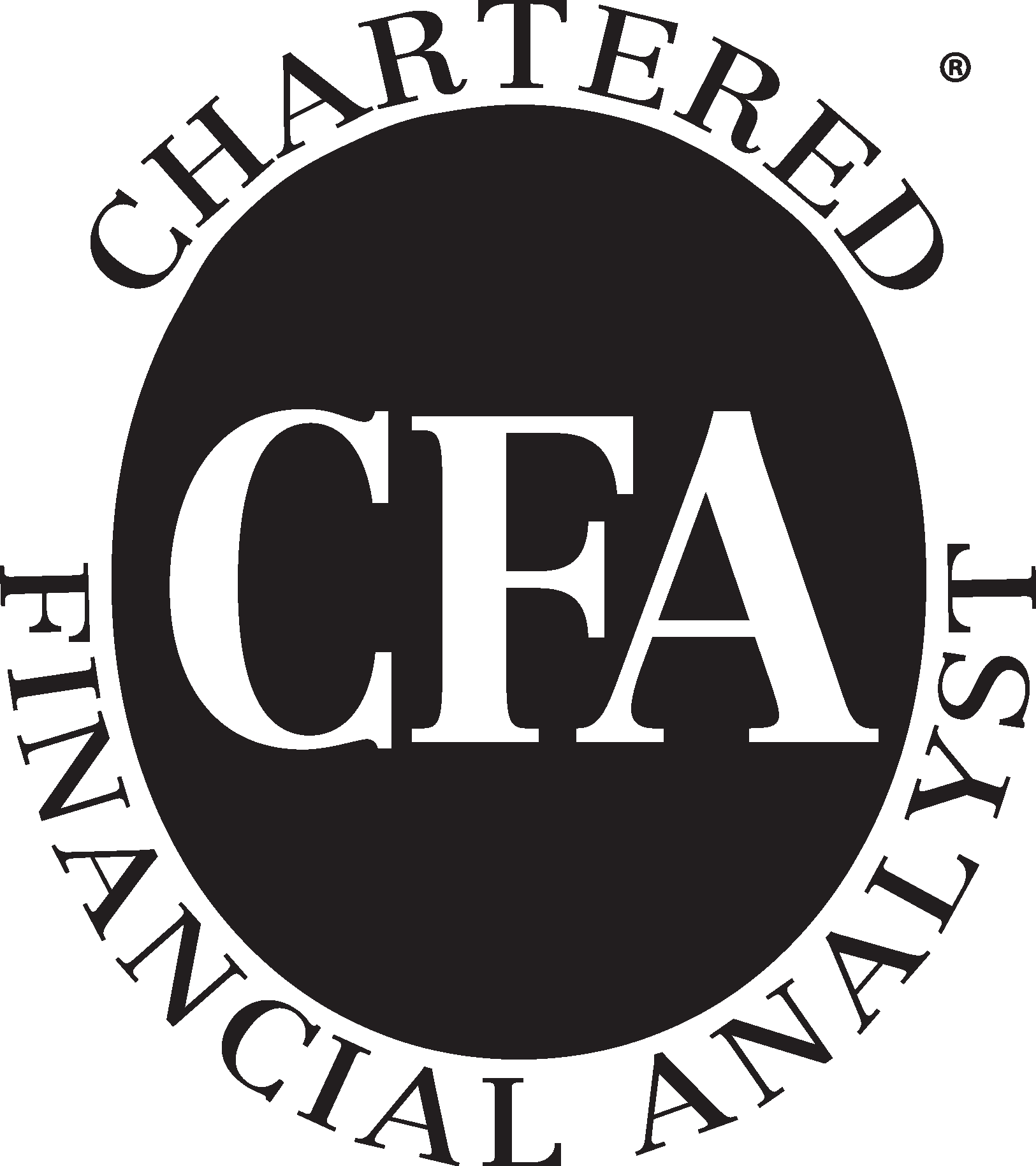 Chartered Financial Analyst Logo In PNG SVG Vector Format Free Download