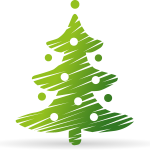 Christmas Tree Logo Vector