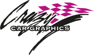 Crazy Car Graphics Logo Vector