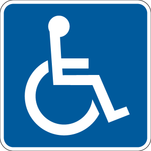Disabled Sign Logo Vector