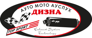 Dizna – Avto Moto Auspuh Logo Vector