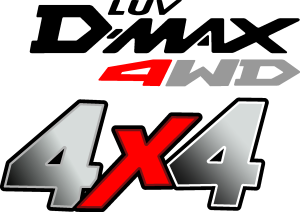 Dmax Luv 4X4 Logo Vector