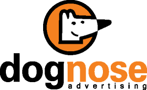 Dog Nose Advertising Logo Vector