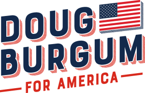 Doug Burgum Presidential Campaign Logo Vector