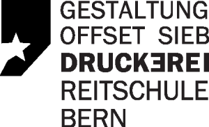 Druckerei in der Reitschule Logo Vector