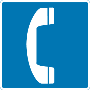 EMERGENCY PHONE SYMBOL Logo Vector