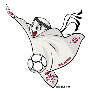 Fifa World Cup 2022 Mascot La’Eeb Copy Logo Vector
