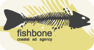 Fishbone Coastal Ad Agency Logo Vector