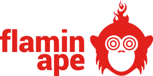 Flamin Ape Logo Vector