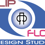 Flip Flop Design Studio Logo Vector