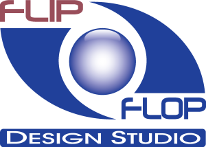 Flip Flop Logo Vector