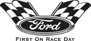 Ford First On Race Day Logo Vector