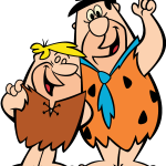 Fred Flintstone And Barney Rubble Logo Vector