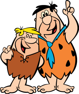 Fred Flintstone And Barney Rubble Logo Vector