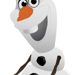 Frozen Olaf Logo Vector