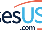 Glasses USA Logo Vector