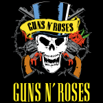 Gun And Roses Logo Vector