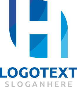 H Blue Logo Vector