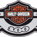 Harley Davidson 100Th Logo Vector