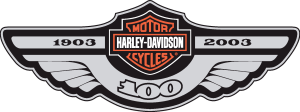 Harley Davidson 100Th Logo Vector