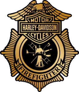 Harley Davidson Firefighter Logo Vector