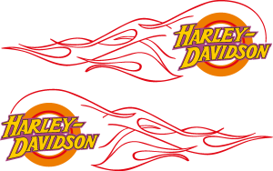 Harley Davidson Flame Logo Vector