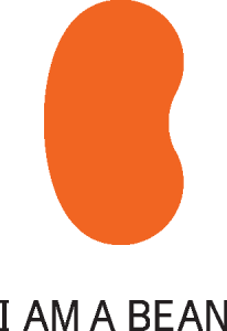 I Am A Bean Logo Vector