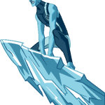 Ice Man Logo Vector