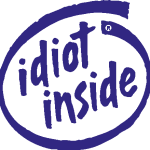 Idiot Inside Logo Vector