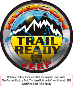 Jeep Rubicon Trail Logo Vector
