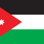 Jordan Flag Logo Vector