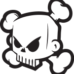 Ken Block Skull Logo Vector