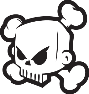 Ken Block Skull Logo Vector
