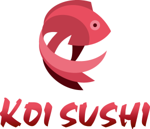 Koi Sushi Logo Vector