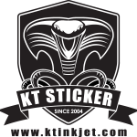 Kt Sticker Logo Vector