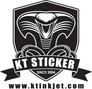 Kt Sticker Logo Vector