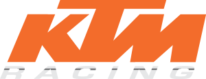 Ktm Racing With Stripe Logo Vector