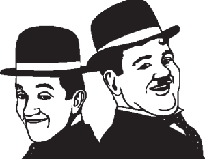 Laurel Ve Hardy Logo Vector