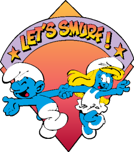 Let’S Smurf Logo Vector