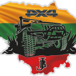 Lithuania 4X4 Jeep Kaunas Jb Logo Vector