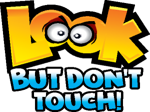 Look But Don’T Touch Logo Vector