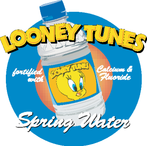 Looney Tunes Spring Water Logo Vector