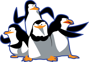 Madagascar Pinguinos Penguins Logo Vector