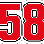 Marco Simoncelli 58 Logo Vector