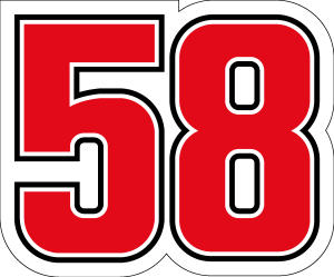 Marco Simoncelli 58 Logo Vector