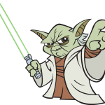 Master Yoda Logo Vector