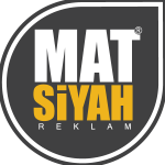 Mat Siyah Reklam Logo Vector