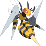 Mega Beedrill Logo Vector